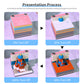 City Landmark Building Church 3D Miniature Model Hand Tear Off Memo Pad