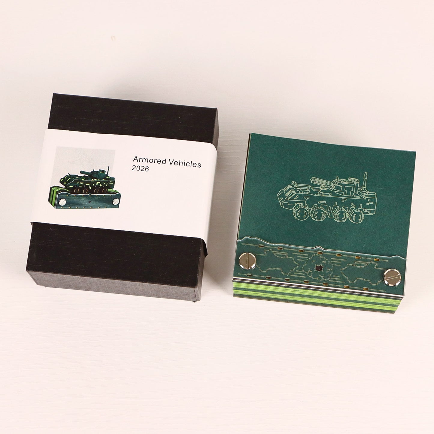 Birthday Cake 3D Model Hand Torn Calendar Memo Pad