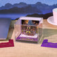 Wizard World Magic Broom Pub Miniature Hand Tear off 3D Calendar Memo Pad With Light