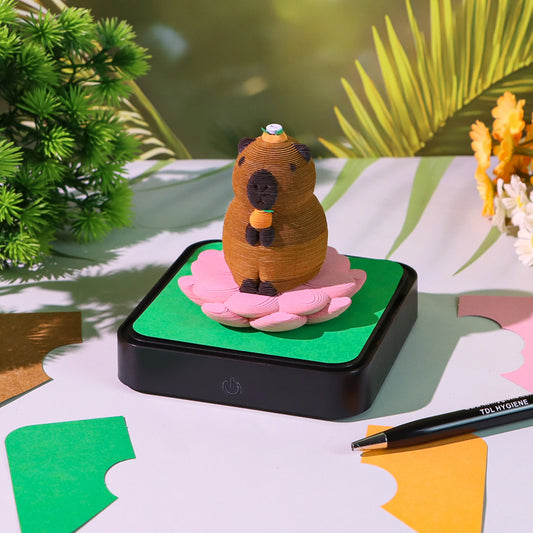 Capybara Animal Model 3D Memo Pad
