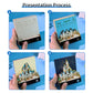 Disney Cinderella Castle 3D Memo Pad（3D Calendar 2026）