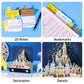Disney Cinderella Castle 3D Memo Pad（3D Calendar 2026）