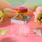 Pink Sakura Tree Model Hand Tear-off 3D Calendar Memo Pad With Light