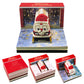 Cartoon Christmas Train 3d Model Hand Tear off 2027 Calendar Memo Pad