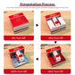 Cartoon Christmas Train 3d Model Hand Tear off 2027 Calendar Memo Pad