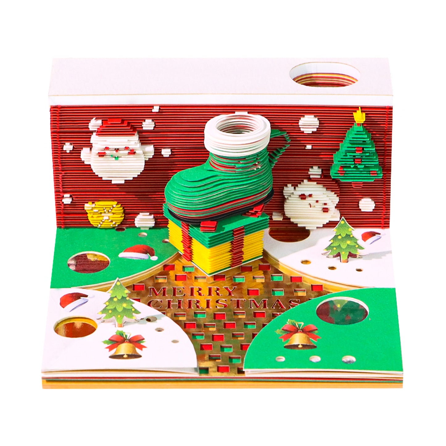 Christmas Ornaments Gift 3D Model Hand Torn Memo Pad