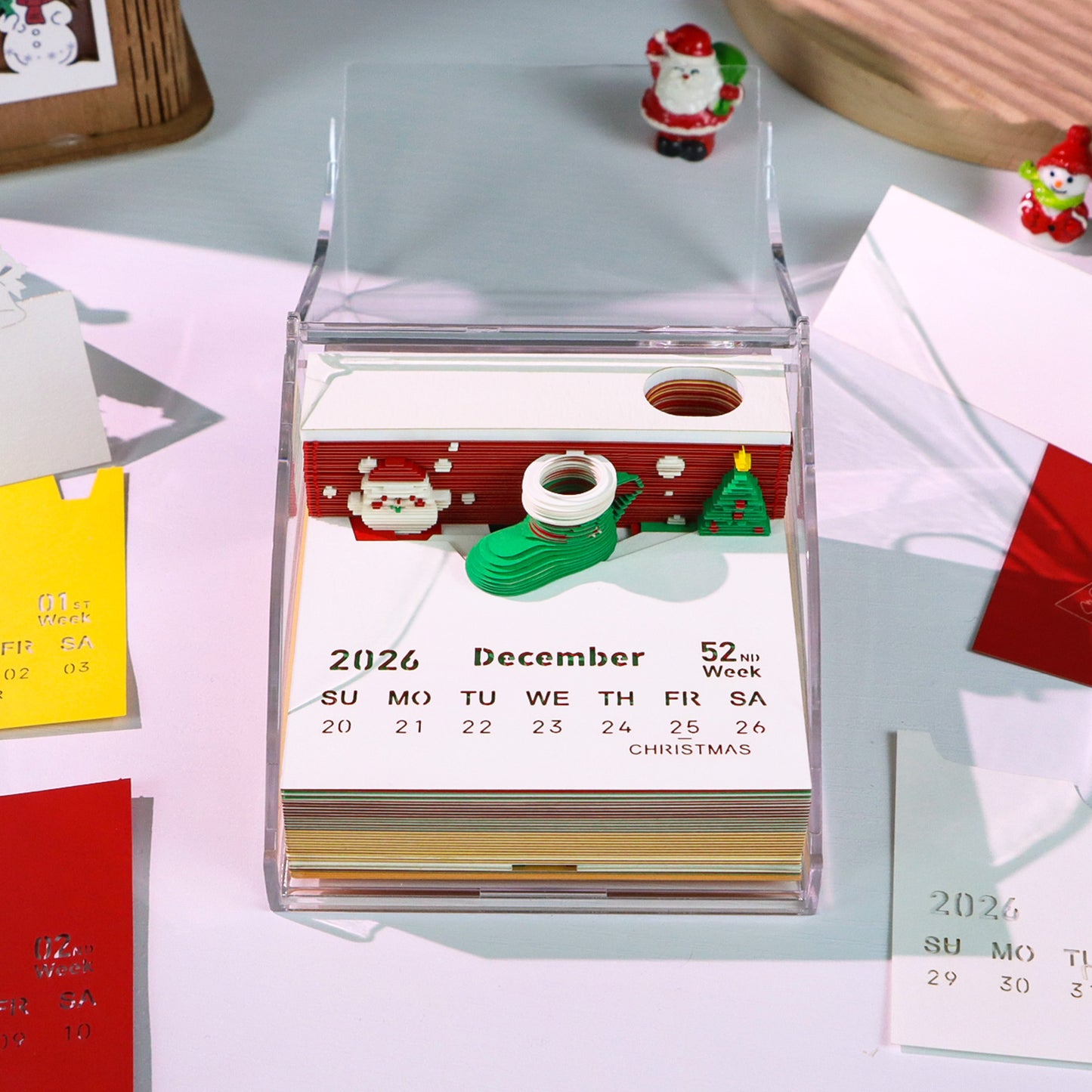 Christmas Ornaments Gift 3D Model Hand Torn Memo Pad