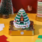 Christmas Tree Model Hidden 3D Calendar (Golden Base）