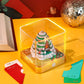 Christmas Tree Model Hidden 3D Calendar (Golden Base）