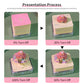 Colorful Tree House 3D Paper Sculpture Calendar Memo Pad With Light
