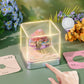 Colorful Tree House 3D Paper Sculpture Calendar Memo Pad With Light