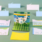 World Cup Football Model Hand Tear off 3D Calendar Memo Pad