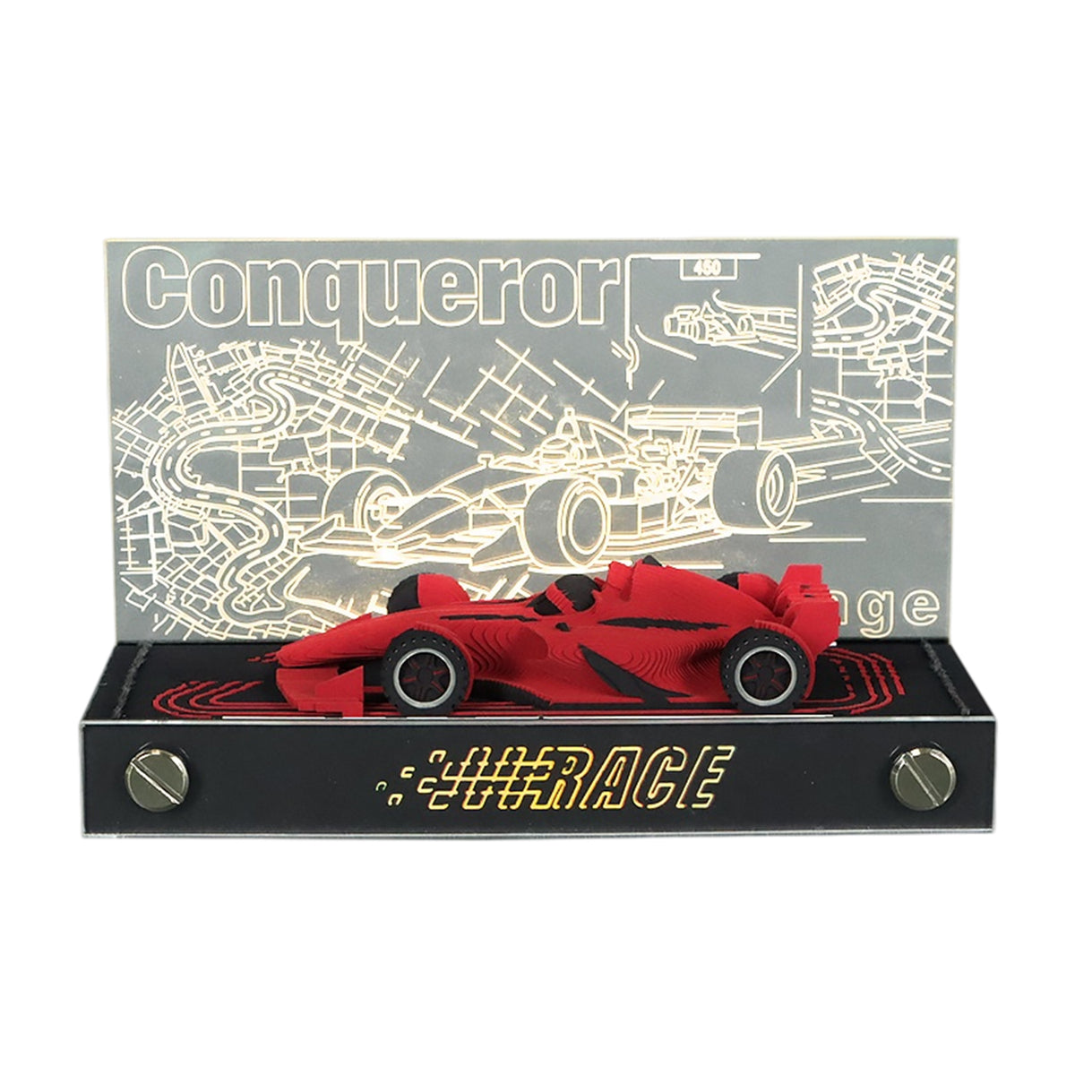 F1 Racing Car 3d Model Hand Tear off 2027 Calendar Memo Pad