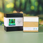Four-leaf Tree Model Hand Tear off 3D Calendar Memo Pad With Light