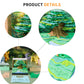 Four-leaf Tree Model Hand Tear off 3D Calendar Memo Pad With Light