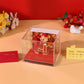 God of Wealth Figure Model Hand Tear off 3D Calendar Memo Pad with Light