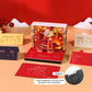 God of Wealth Figure Model Hand Tear off 3D Calendar Memo Pad with Light