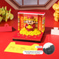 New Year Gift Lucky God of Wealth 3D Calendar Memo Pad With Light