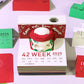 Christmas Gift Table Desk Calendar Custom Design Available Skull Head 3D Memo Pad 2026 3D Paper Craft Calendar For Gifting