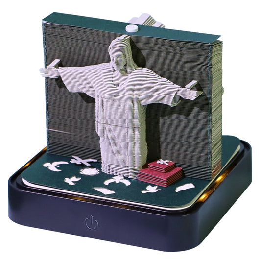 Jesus And Cross Double Side 3D Memo Pad