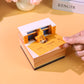Cute Orange Cat Hand Tear off 3D Calendar Memo Pad With Light