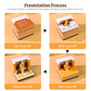 Cute Orange Cat Hand Tear off 3D Calendar Memo Pad With Light