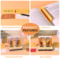 Cute Orange Cat Hand Tear off 3D Calendar Memo Pad With Light