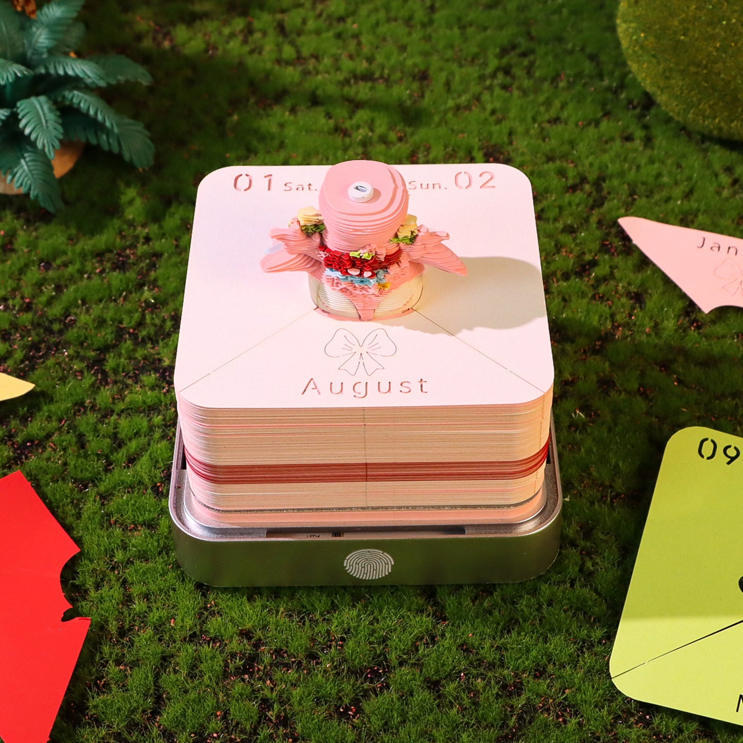 Elk Lucky Deer 3D Model Hand Torn Memo Pad With Calendar 2026