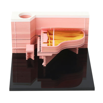 Piano model 3D Memo Pad（3D Calendar 2026）