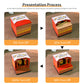 Magic Wizard Coin bank Miniature Hand Tear off 3D Calendar Memo Pad With Light