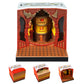 Magic Wizard Coin bank Miniature Hand Tear off 3D Calendar Memo Pad With Light