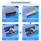 Pilgrimage Route Model Hand Tear off 3D Calendar Memo Pad With Light