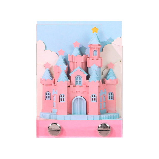 Pink Castle Cheap 3D Model Hand Torn Memo Pad