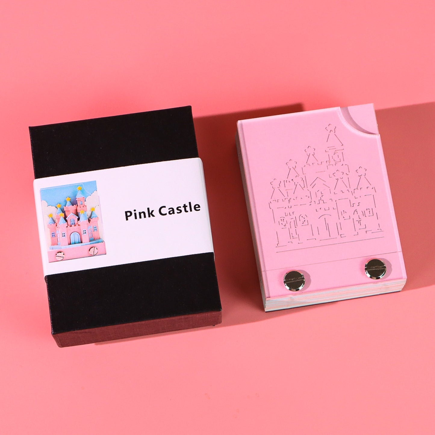 Pink Castle Cheap 3D Model Hand Torn Memo Pad