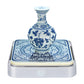 Blue and White Porcelain 3D Paper Sculpture Calendar Memo Pad With Light