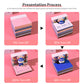 Cute Cartoon Rabbit Scout 3D Calendar Memo Pad With Light
