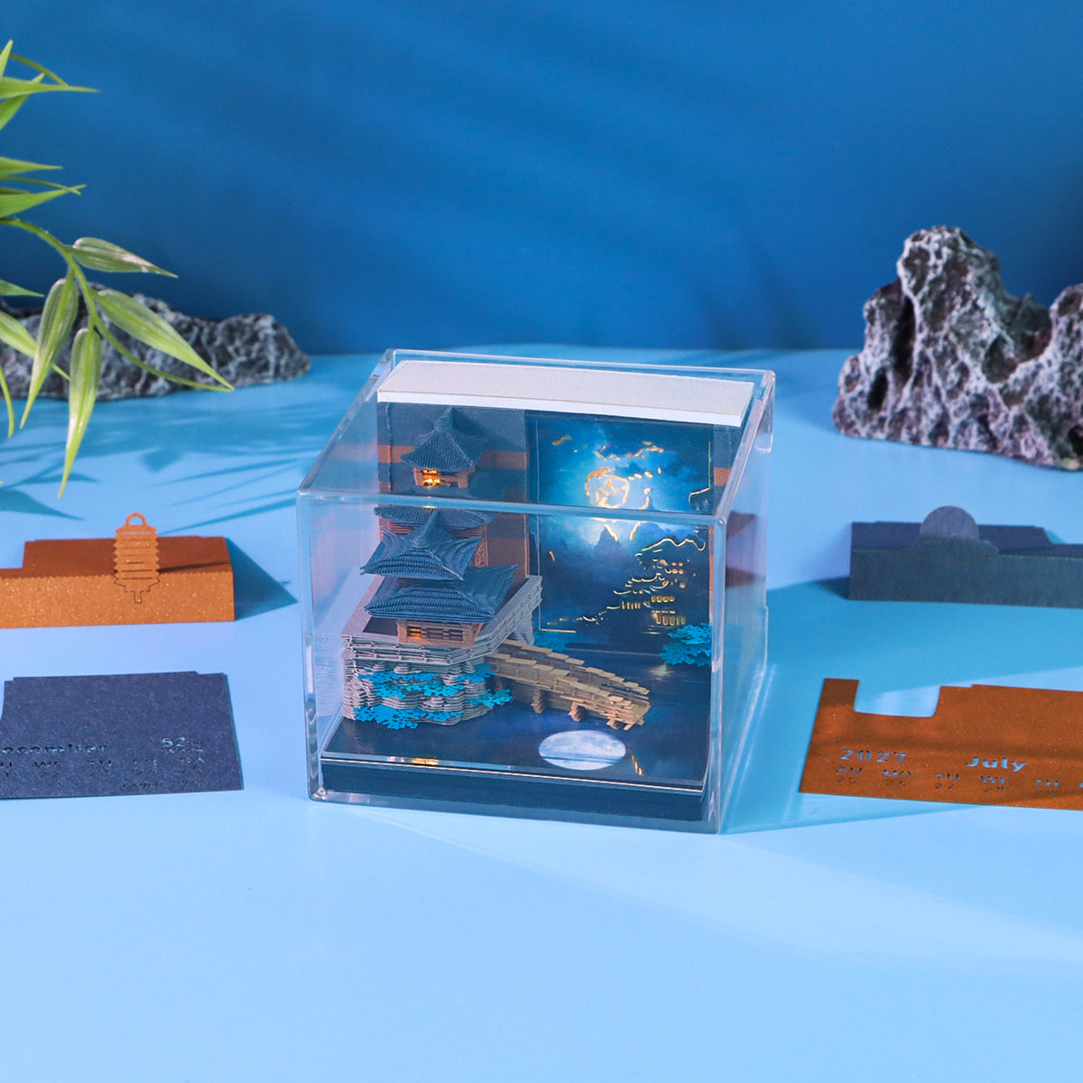 Riverside  Pavilion 3d Model Hand Tear off Memo Pad