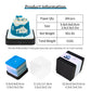Santorini Aegean Sea 3D Paper Sculpture Calendar Memo Pad With Light
