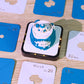Santorini Aegean Sea 3D Paper Sculpture Calendar Memo Pad With Light