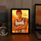 Slam Dunk Manga Anime Light Box Paper Craving Lamp（Black Shadow Box Frame）-3
