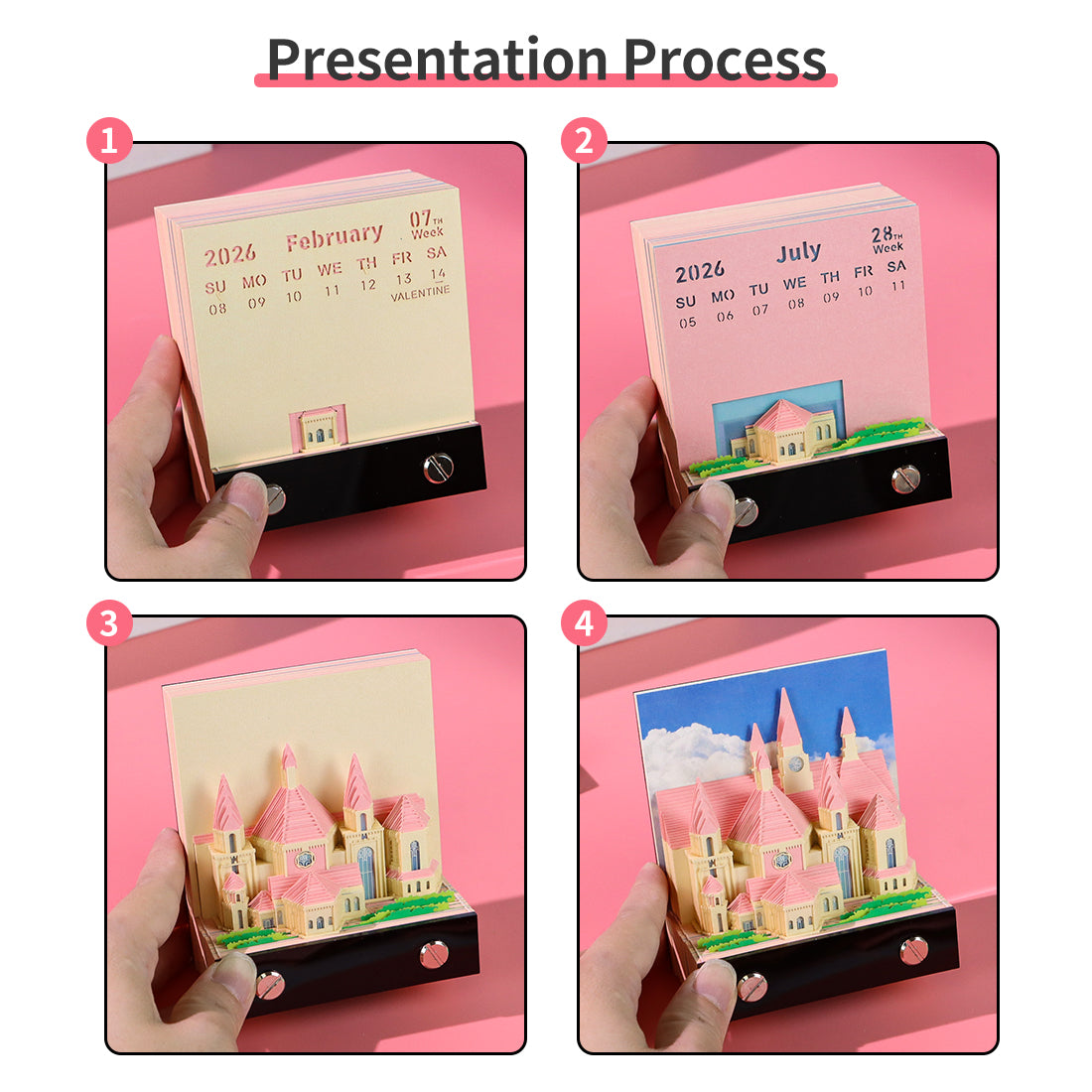 St. Martin's Church 3D Calendar Memo Pad