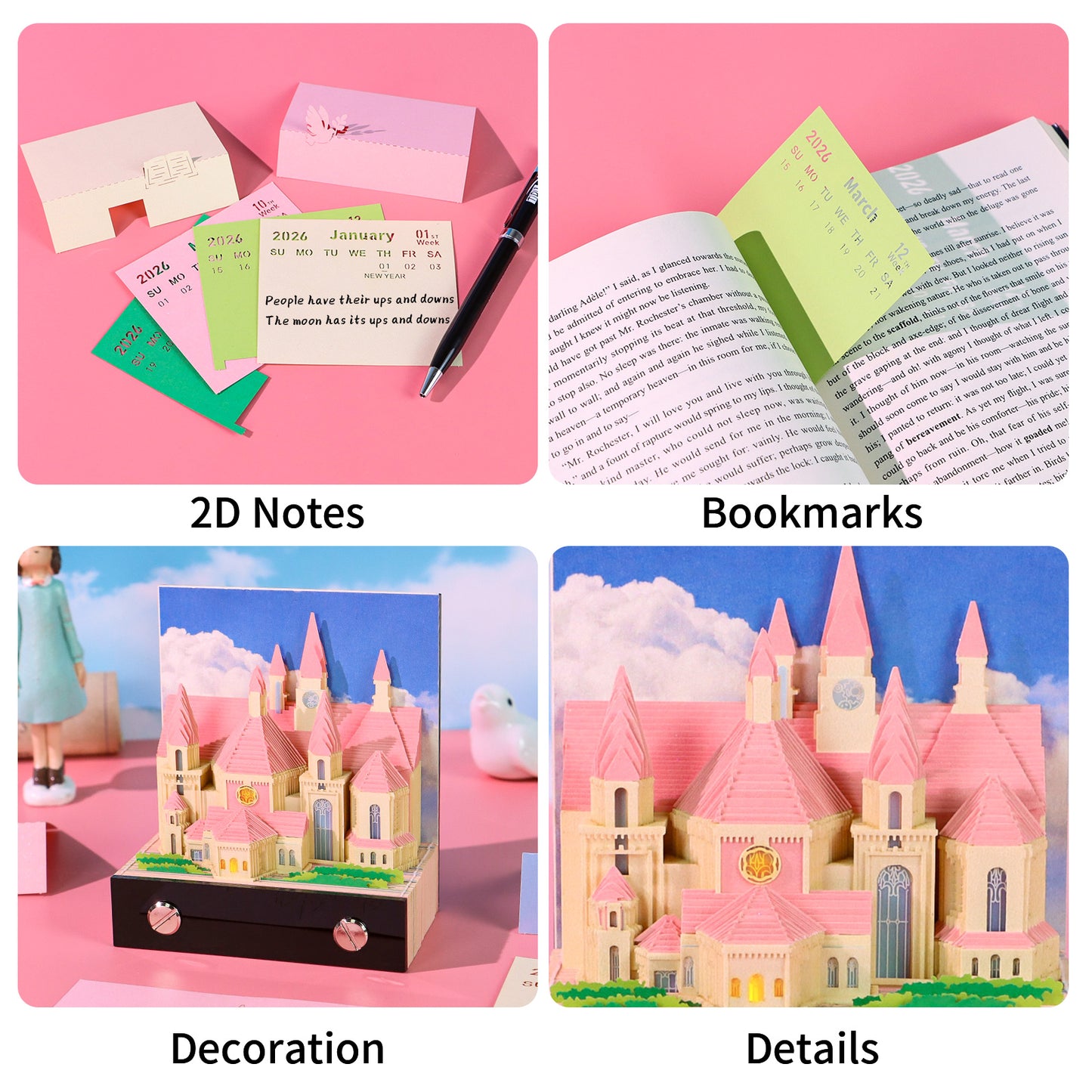 St. Martin's Church 3D Calendar Memo Pad