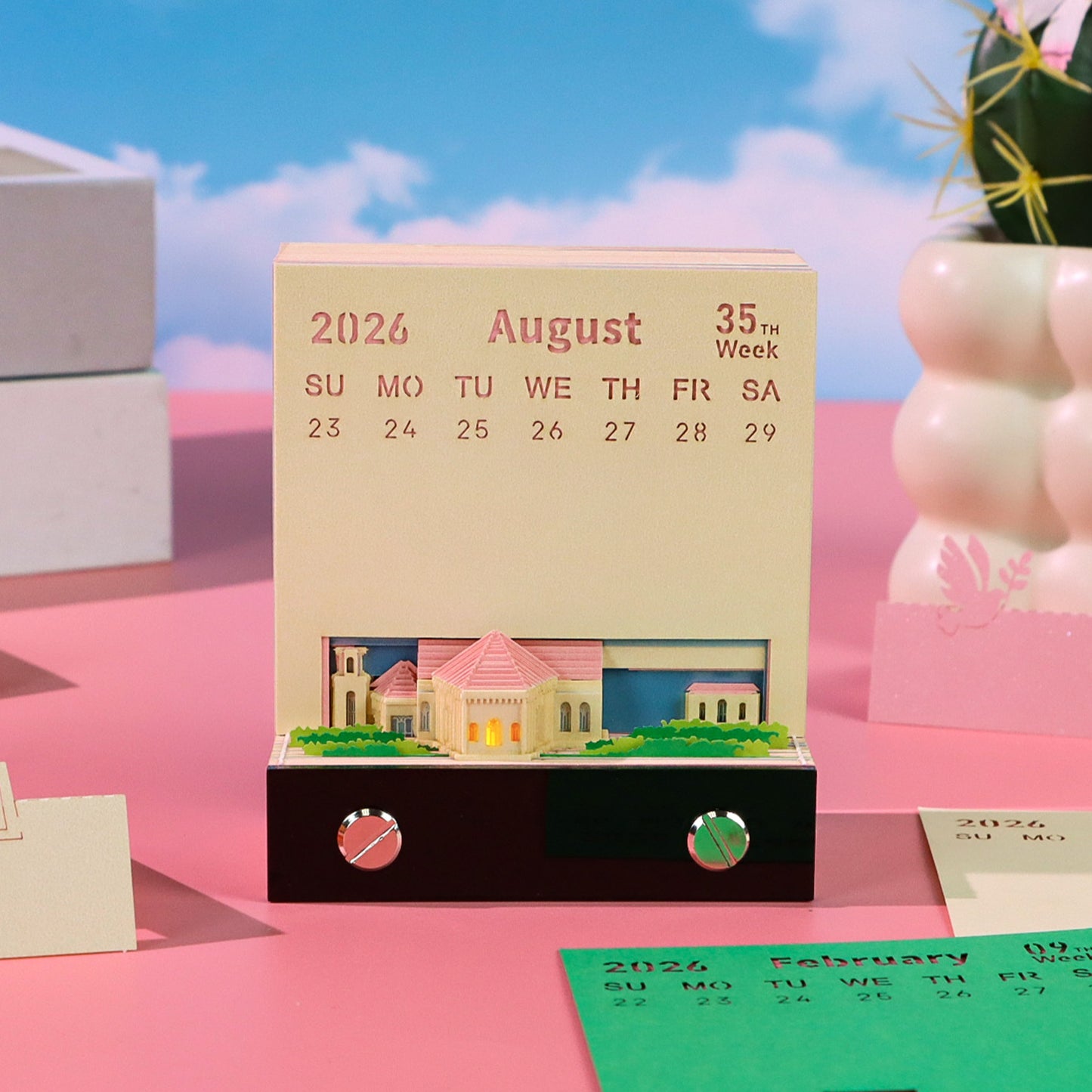 St. Martin's Church 3D Calendar Memo Pad
