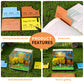 Sunflower Courtyard Miniature Model Hand Tear off 3D Calendar Memo Pad With Light