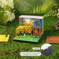 Sunflower Courtyard Miniature Model Hand Tear off 3D Calendar Memo Pad With Light