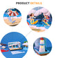 Surfing Great Wave Hand Tear off 3D Calendar Memo Pad With Light