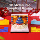 Temple of Heaven 3d Model Hand Tear off 2027 Calendar 3D Memo Pad