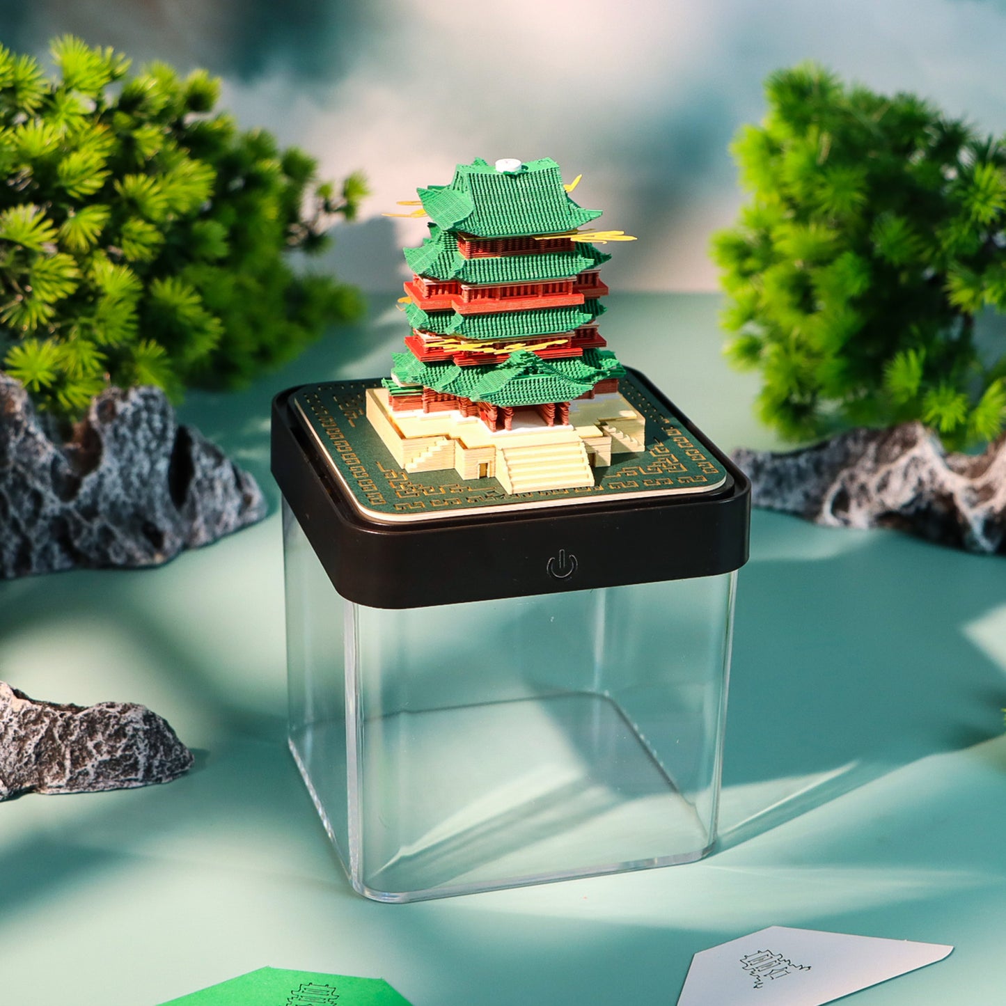 Tengwang Pavilion Traditional Temple 3D Memo Pad