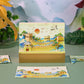 The Great Wall 3D Model Tear Off 3D Memo Pad With Light and Calendar
