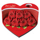 Flower Rose Bouquet 3D Paper Craft 2025 Creative Christmas Valentines Gift Novelty Magical Memo Pad Desk Calendar With Gift Box